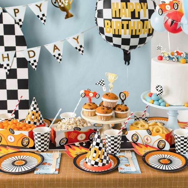 Cake Toppers Racing 4-pakning