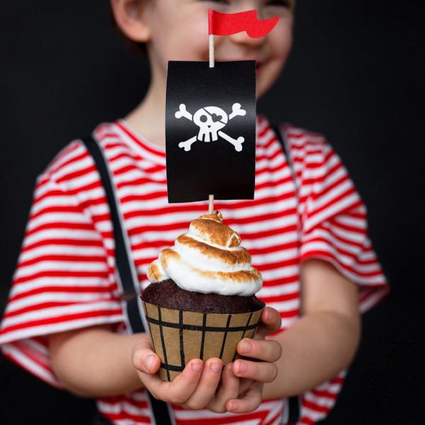 Pirates Party Cupcake Pyntesett