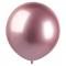 Store Runde Rosa Chrome Ballonger