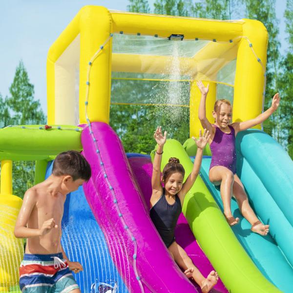 Oppblsbart Badeland Splash Course Mega