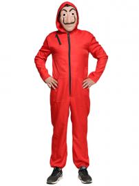 Rødt Jumpsuit Kostyme