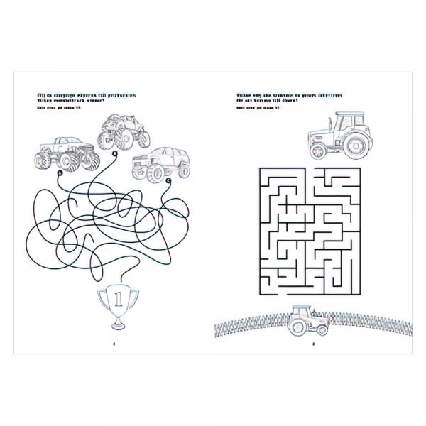 Aktivitetsbok Bilar och Maskiner