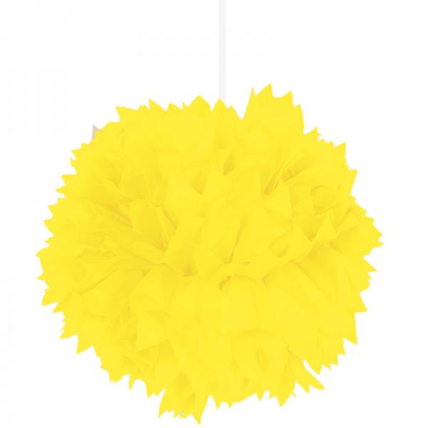 Neon Pom Poms Gule