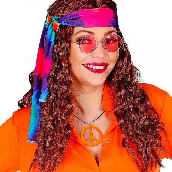 Neon Oransje Hippie Halskjede