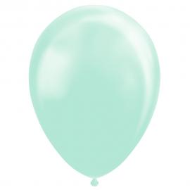 Mintgrønne ballonger Macaron 100-pakning