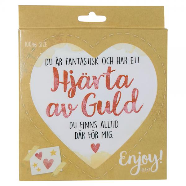 Hjerte av Gull Keramikkhjerte