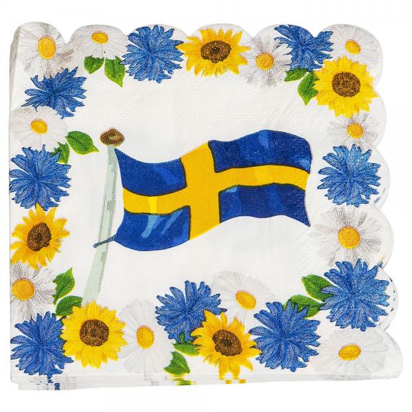 Svensk Flagg Servietter