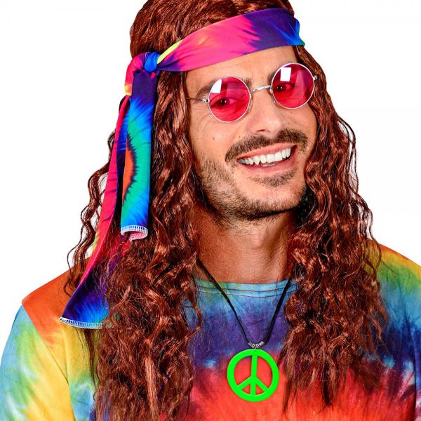 Neon Grnn Hippie Halskjede