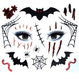 Halloween Midlertidige Tatoveringer D