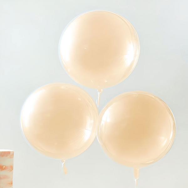 Runde Orb Ballonger Ombre Peach