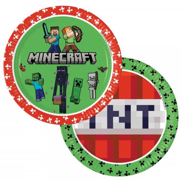 Minecraft Papptallerkener