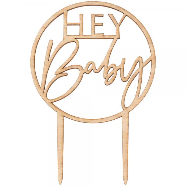 Cake Topper Tre Hey Baby