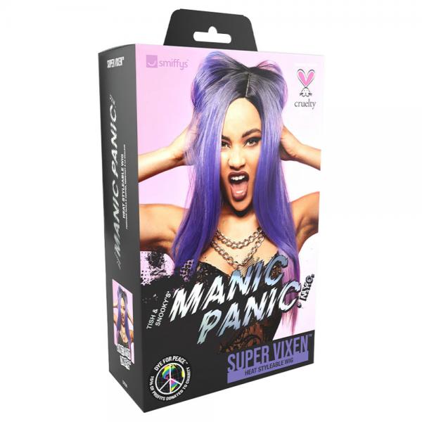 Super Vixen Ombre Manic Panic Parykk Lilla Ametyst