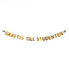 Girlander Grattis Till Studenten Gull