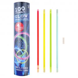 Glow Sticks Armbånd 100-pakning