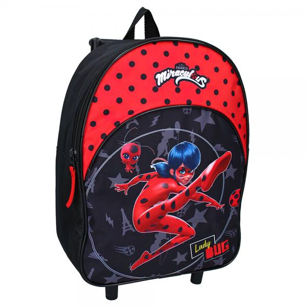 Miraculous Ladybug Super Heroez Ryggsekk med Hjul Barn