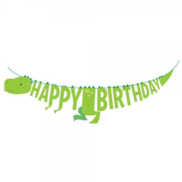 Happy Birthday Girlander Dino Party