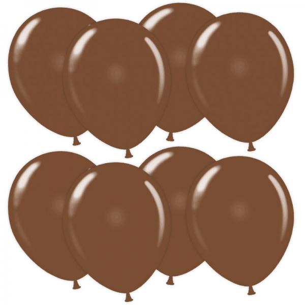 Miniballonger Mocca 100-pakning