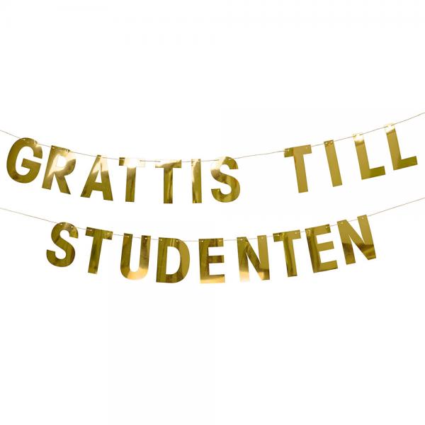 Gull Girlander Grattis Till Studenten