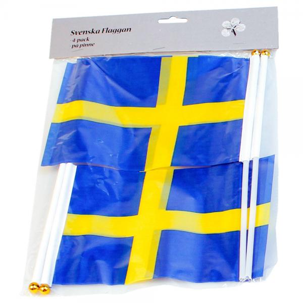 Svenske Hndflagg P Pinne