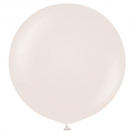 Beige Gigantiske Latexballonger White Sand 2-pakning