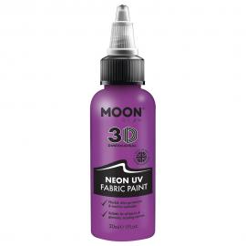 Moon Glow Neon UV Tekstilfarge Lilla 30 ml