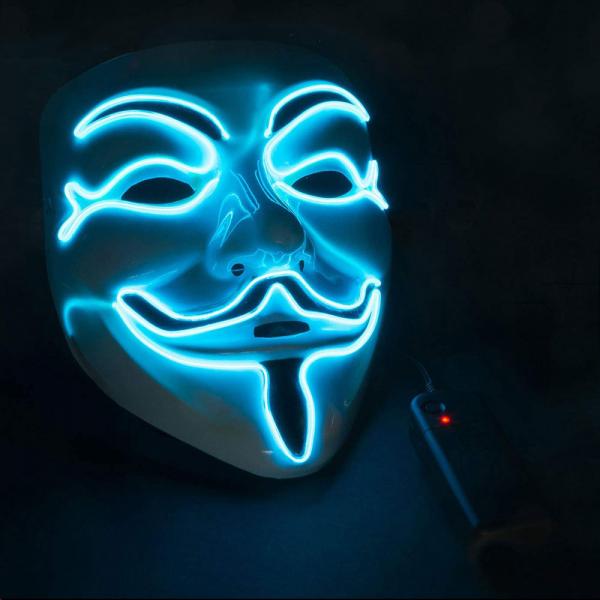 Anonymous LED Maske