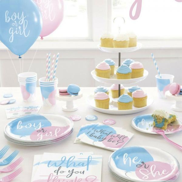 Gender Reveal Skrapekort Girl