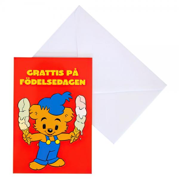 Bamse Kort Grattis P Fdelsedagen