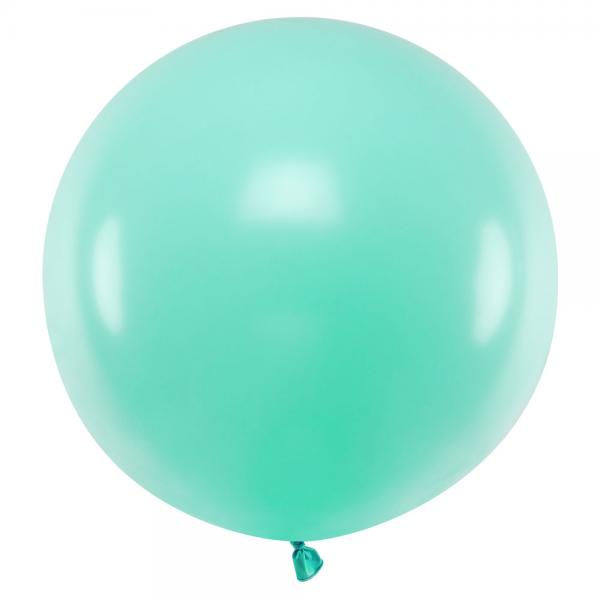 Stor Latexballong Pastell Mintgrnn