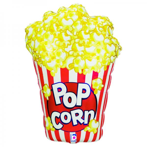 Folieballong Popcorn