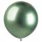 Store Runde Grønne Chrome Ballonger