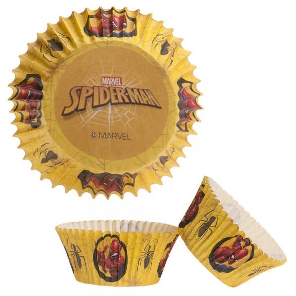 Gule Spiderman Muffinsformer