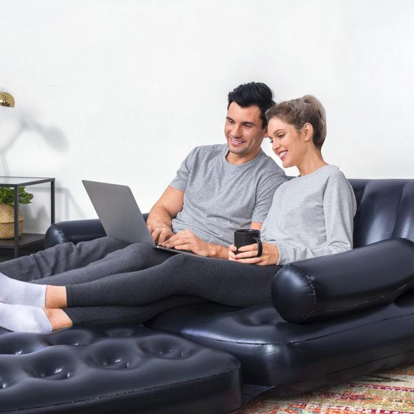 Oppblsbar Sofa 5-In-1 med Luftpumpe Multi-Max