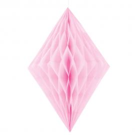 Hengende Honeycomb Diamant Rosa