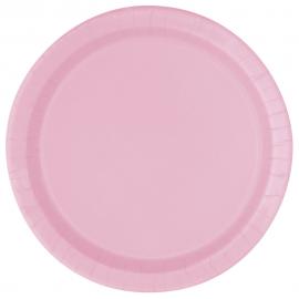 Papptallerkener Pastell Rosa