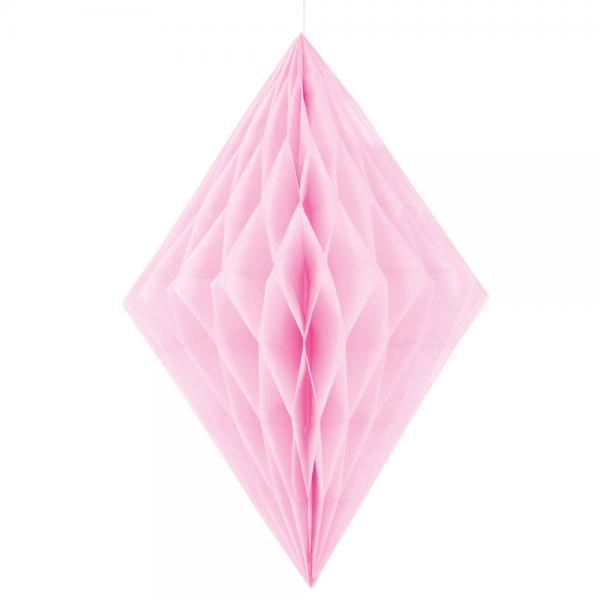 Hengende Honeycomb Diamant Rosa