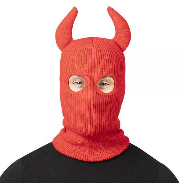 Djevel Balaclava med Horn