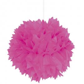 Neon Pom Poms Rosa