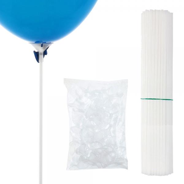 Ballongpinner Hvite 100-pakning