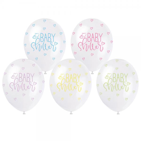 Baby Shower Ballonger Pastell