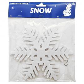 Hengende Pynt Snøfnugg 20 cm 2-pakning