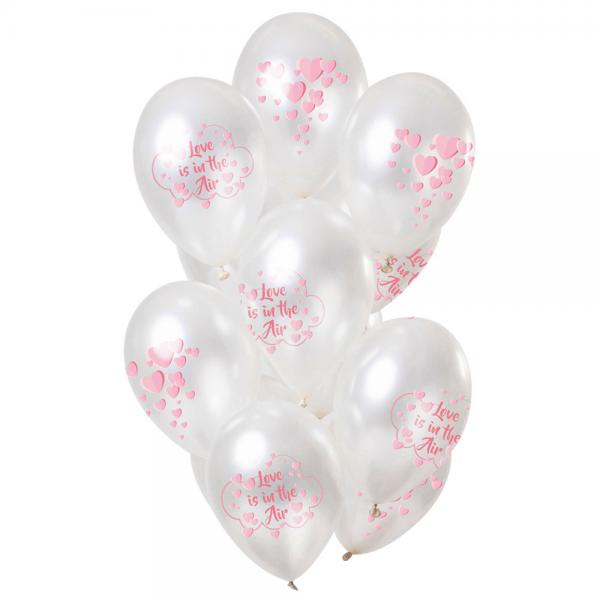 Love Is In The Air Metallic Ballonger