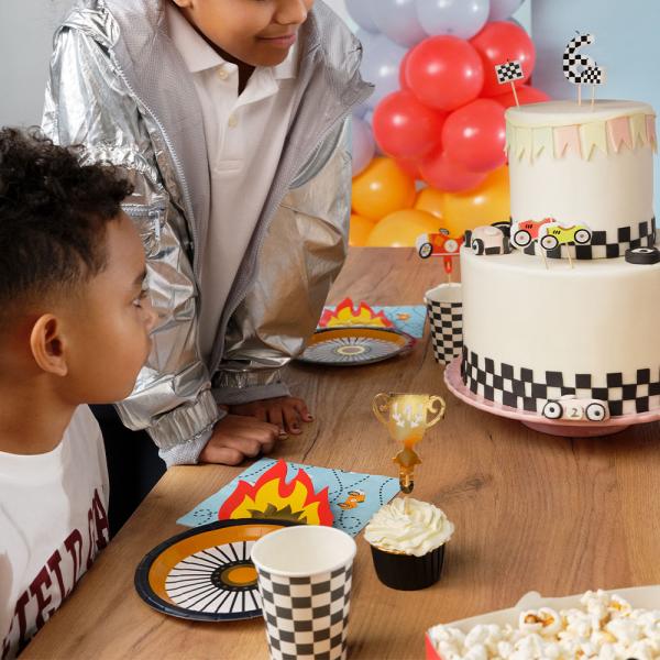 Cake Toppers Racing 4-pakning