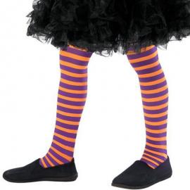 Wicked Witch Lilla & Oransje Tights Barn