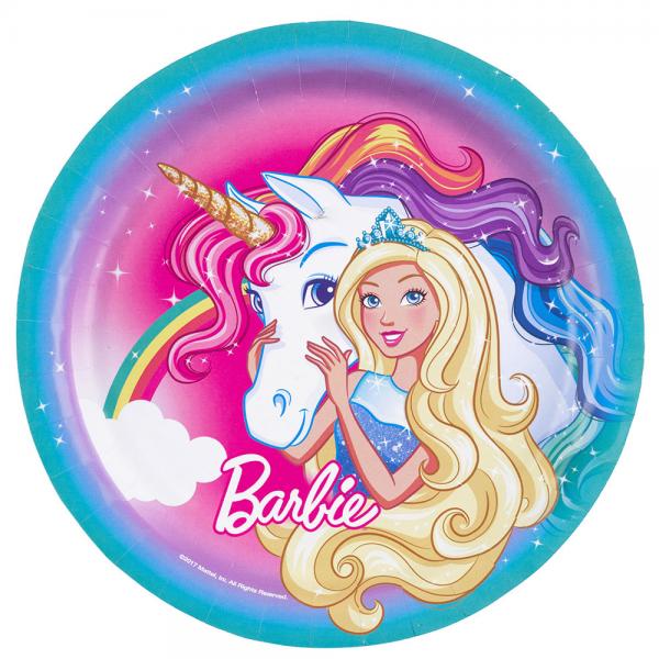 Barbie Dreamtopia Papptallerkener