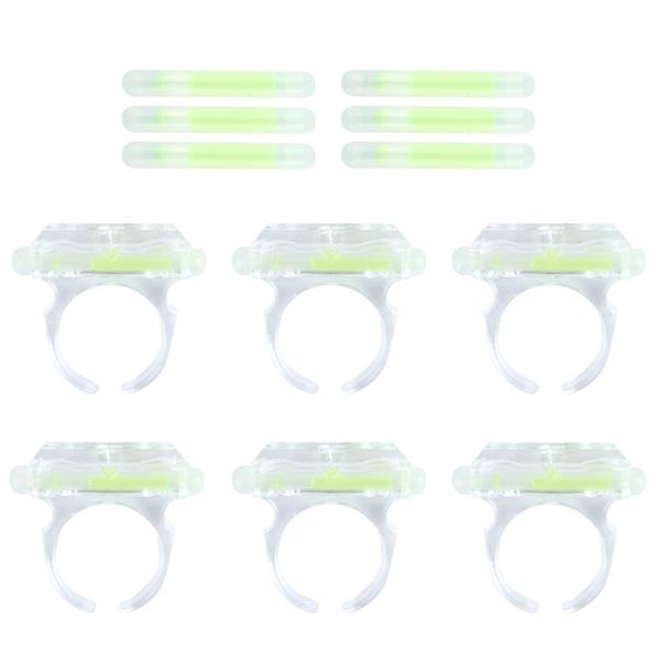 Glowstick Ringer 6-pakning