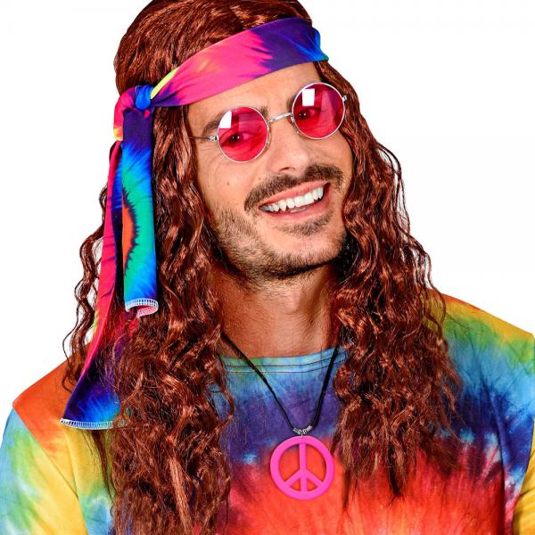 Neon Rosa Hippie Halskjede