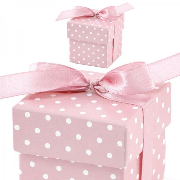 Baby Shower Gaveesker Rosa Polka Dot