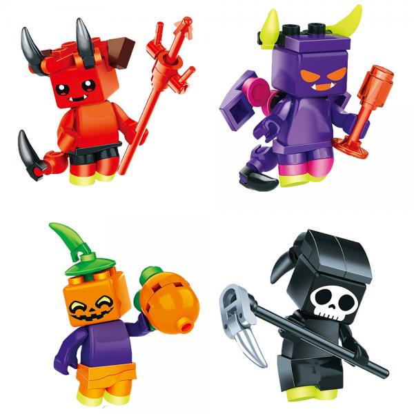 Byggekloss Figurer Halloween